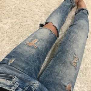 Buckle Black Skinny Jeans